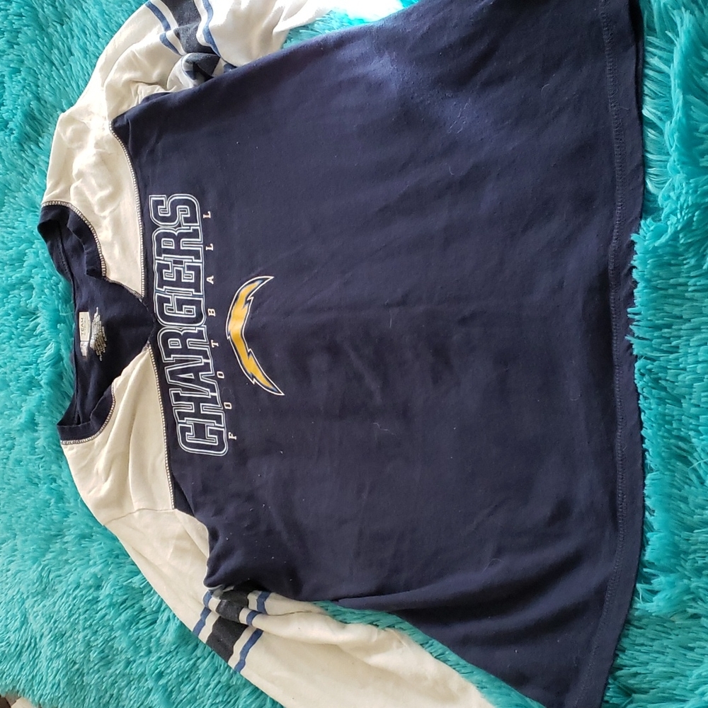 NFL Chargers Long Sleeve Tee Size XL